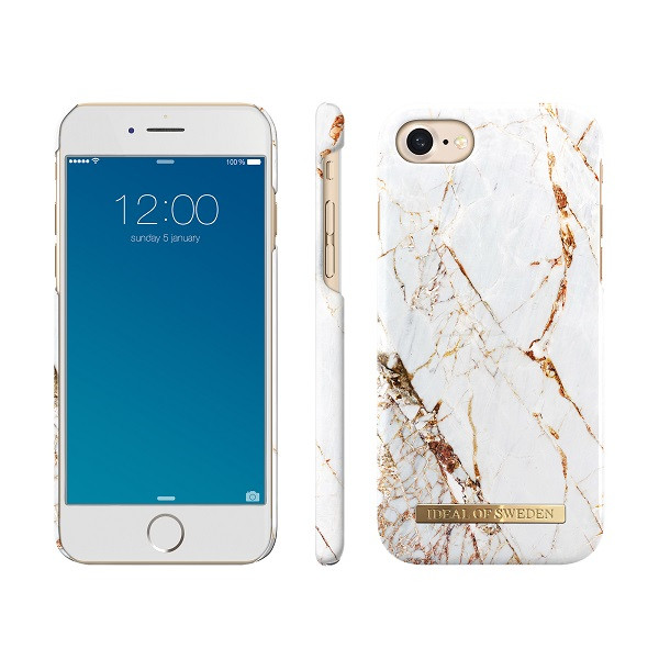 iphone 7 hoesje ideal of sweden carrara gold hardcase