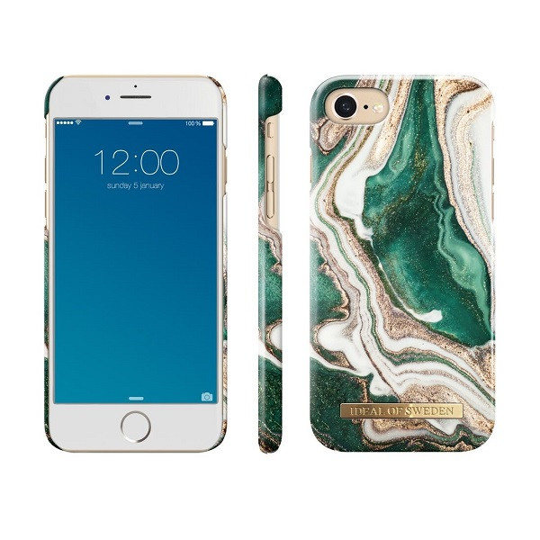 iphone 7 hoesje ideal of sweden golden jade marble hardcase