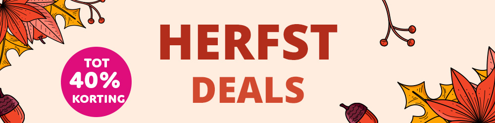 Herfstdeals tot 40% korting