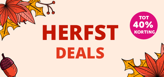 Herfst deals tot 40% korting