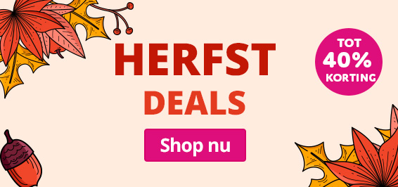 Herfst deals tot 40% korting