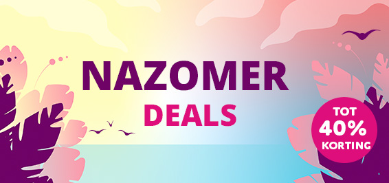 Nazomer deals tot 40% korting