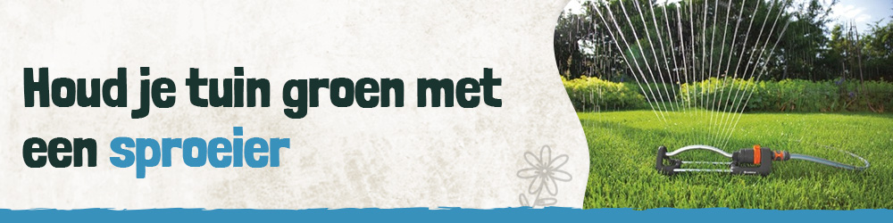 Houd je tuin groen met een sproeier