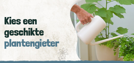 Kies een geschikte plantengieter