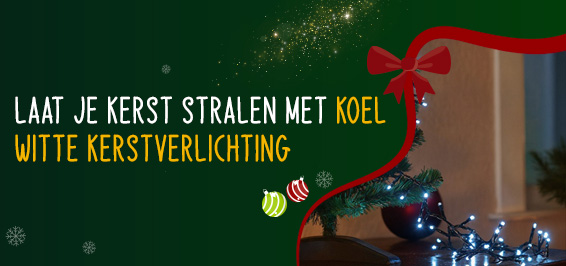 Laat je kerst stralen met koel witte kerstverlichting