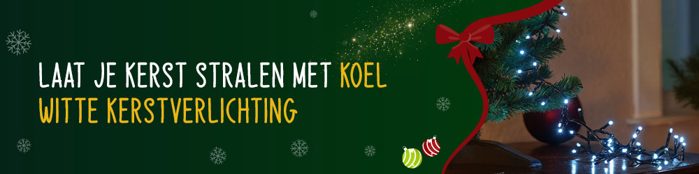 Laat je kerst stralen met koel witte kerstverlichting