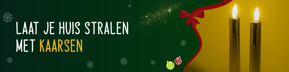 Sfeer in huis met kaarsen