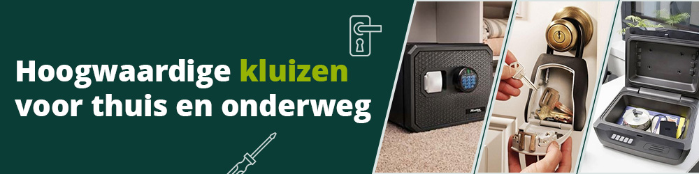 Hoogwaardige kluizen voor thuis en onderweg