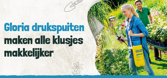 Gloria drukspuit: azijn bestendig