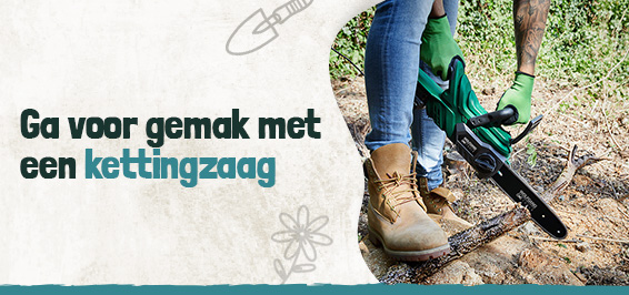 Ga voor gemak met een kettingzaag