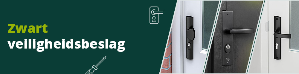 Zwart veiligheidsbeslag