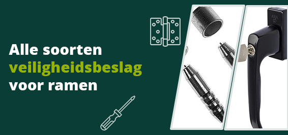 Alle soorten veiligheidsbeslag voor ramen