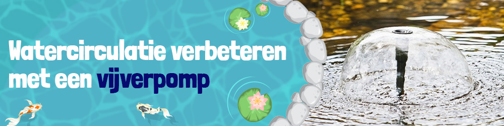 De dagelijkse watercirculatie verbeteren met een vijverpomp