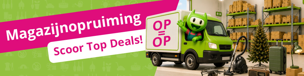Magazijn opruiming desktop banner