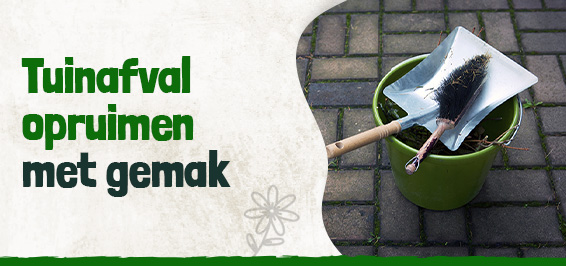 Gemakkelijk tuinafval opruimen