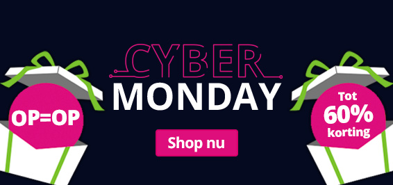 Cyber Monday algemene banner homepage