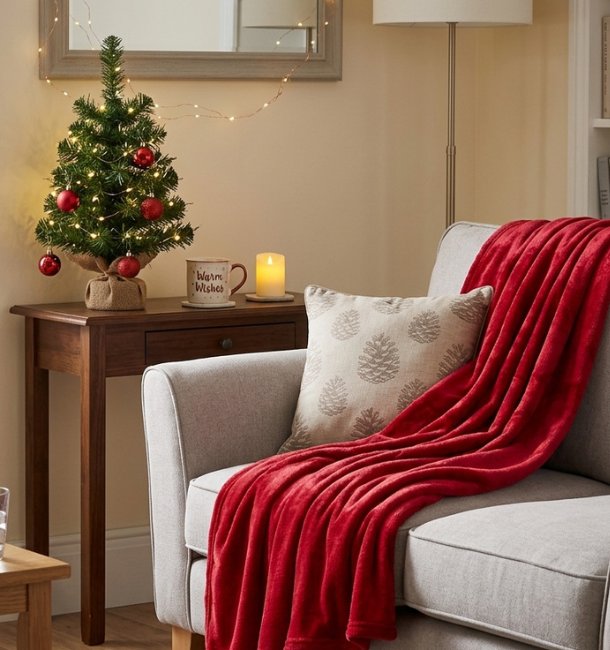 In een kleine woning kerst vieren: woonaccessoires