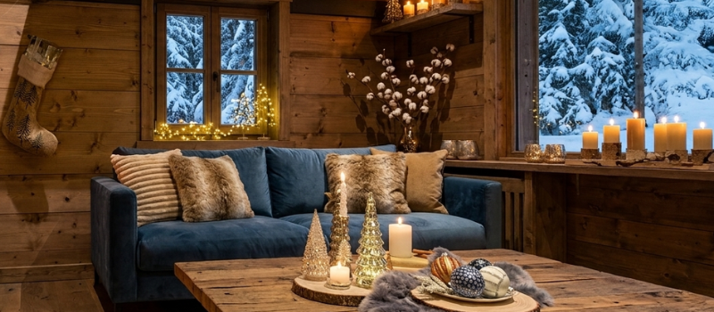 kersttrend winter cabin