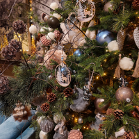 Versierde kerstboom