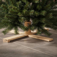 Houten kerstboomstandaard