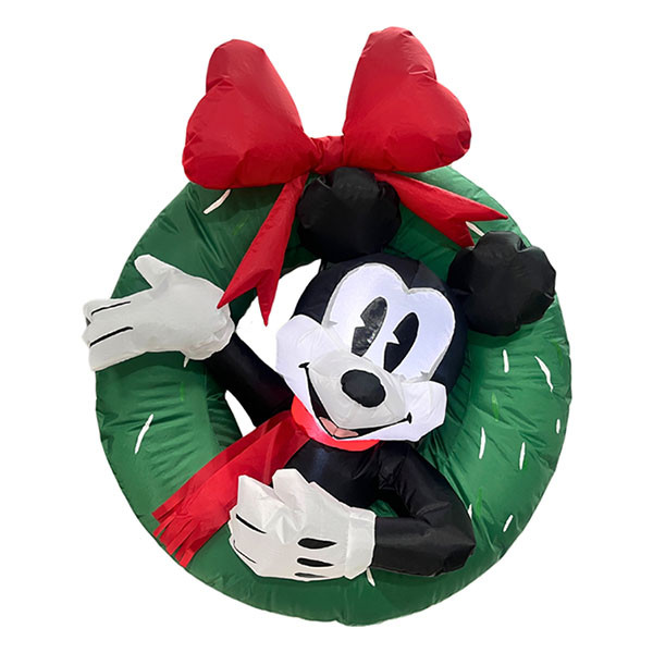 Opblaasbare kerstkrans Disney