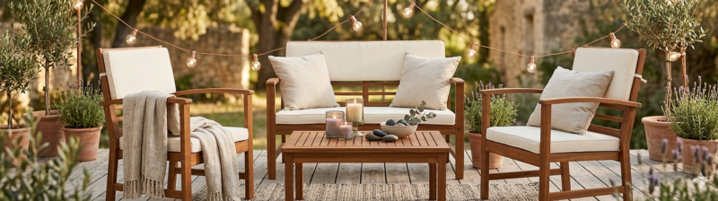 Houten tuinmeubelen onderhouden