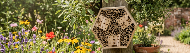 Insectenhotel voor biodiversiteit