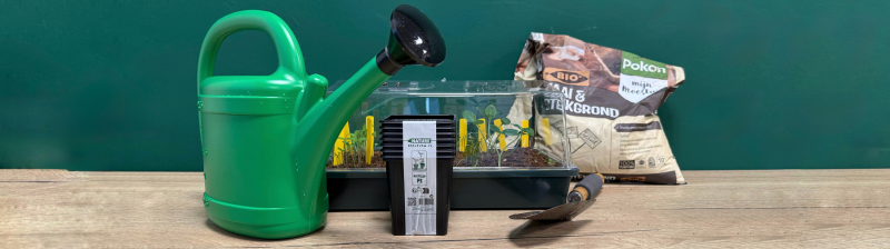 Zaailingen verpotten