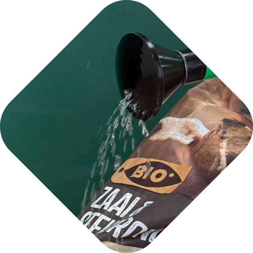 Zaailingen verpotten stap 1