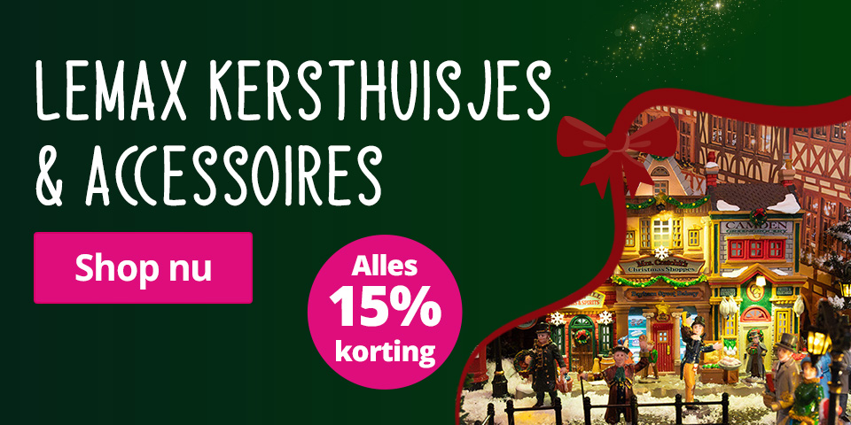 Lemax alles 15% korting