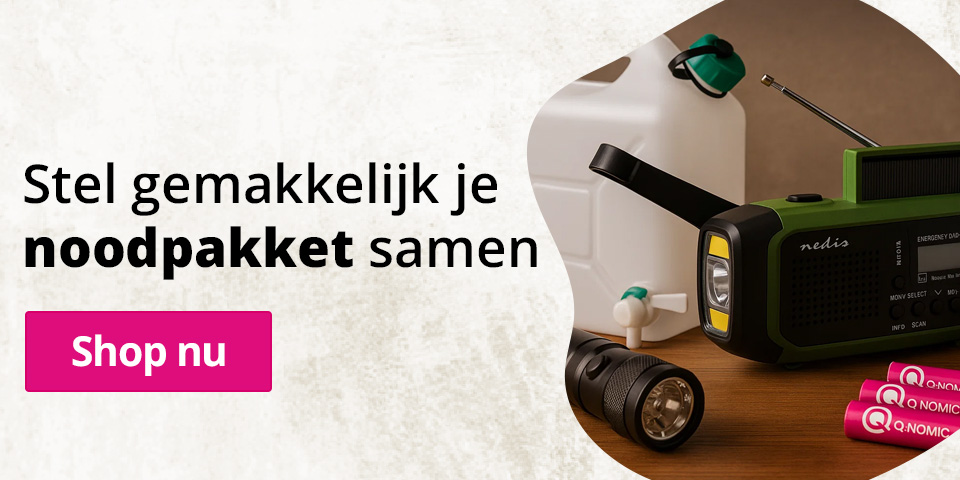 stel je noodpakket samen