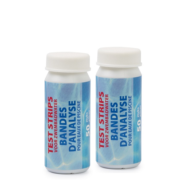 Teststrips Zwembad BSI 50 Strips PH Chloor Alkaliteit Hardheid