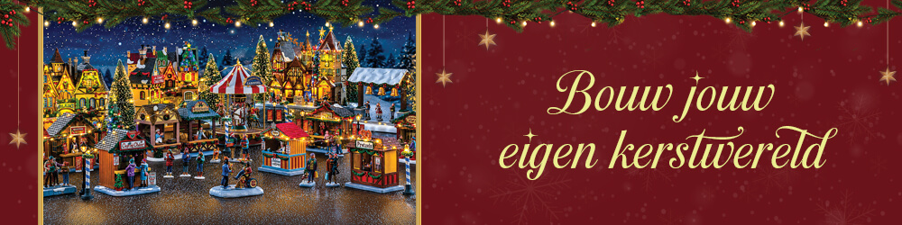 Kerstdorpen opzetten