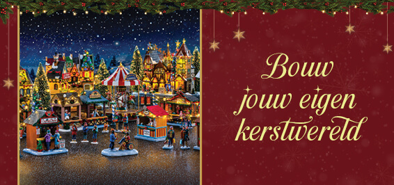 Kerstdorpen opzetten en uitbreiden