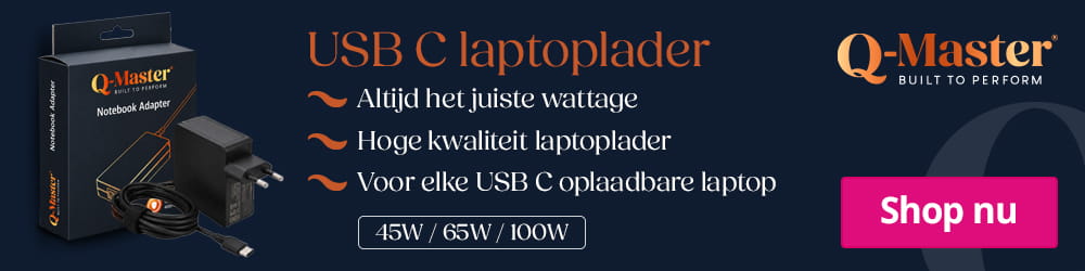 Laptoplader Q-Master kopen