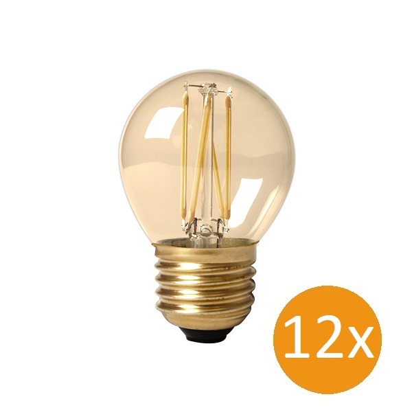 E27 kogellampen E27 lampen Verlichting LED lamp | Kogel Calex 250lm, 2100K, Dimbaar) Kabelshop.nl